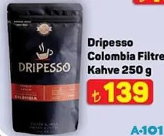 DRİPESSO COLOMBİA FİLTRE KAHVE 250 G
